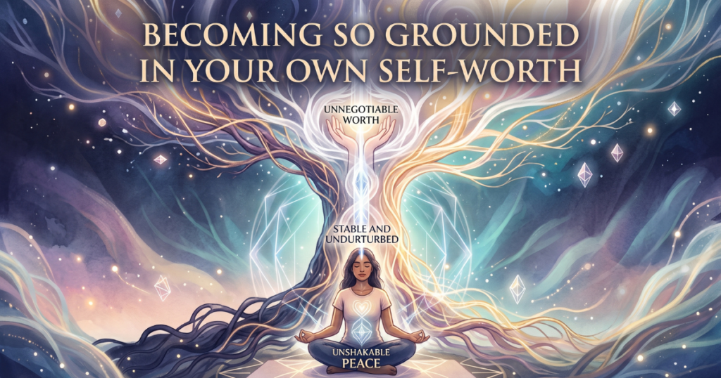 Becoming So Grounded in Your Own Self-Worth You No Longer Give Your Peace Away