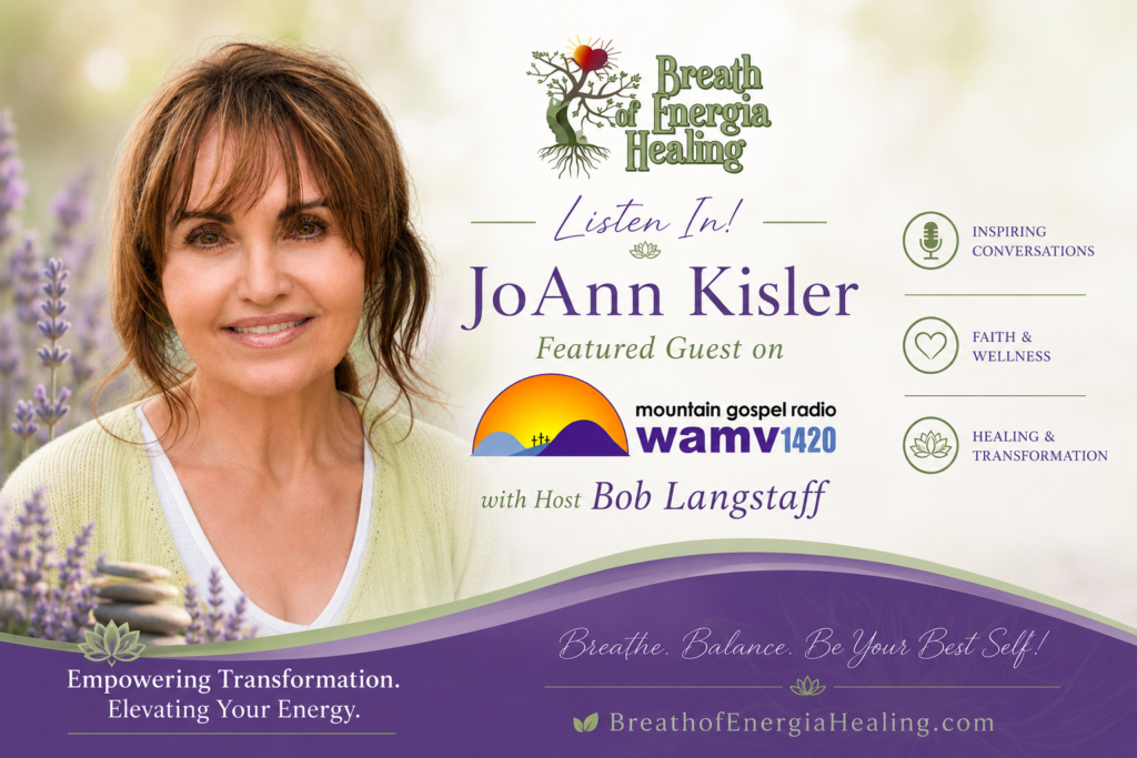 JoAnn Kisler talks “Thought Menu” on WAMV Radio Lynchburg, VA